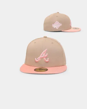 New Era Atlanta Braves 'Tumbleweed Sundae' 59FIFTY Fitted Khaki/Pink