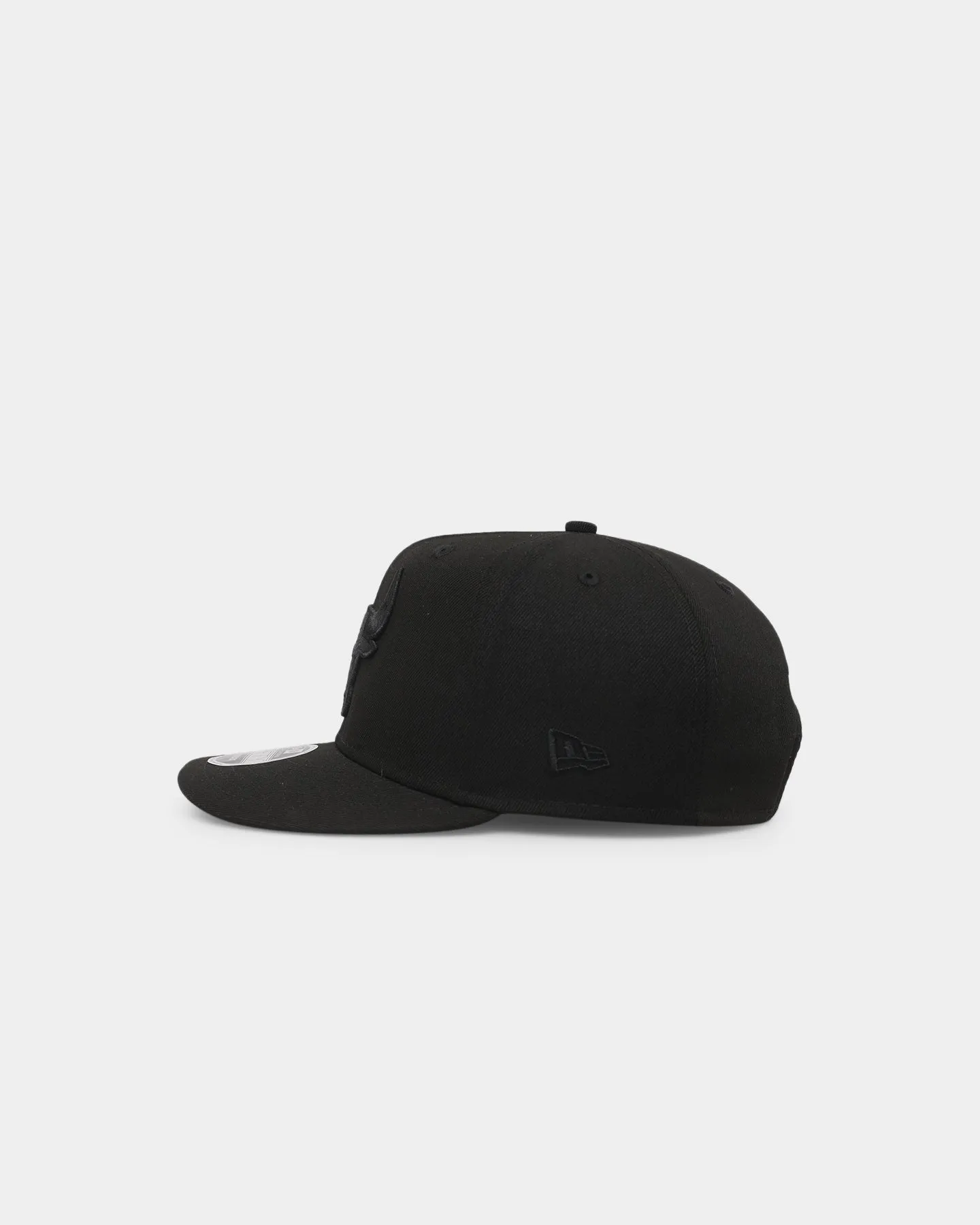 New Era Chicago Bulls 9FIFTY High Crown Precurved Snapback Black/Black