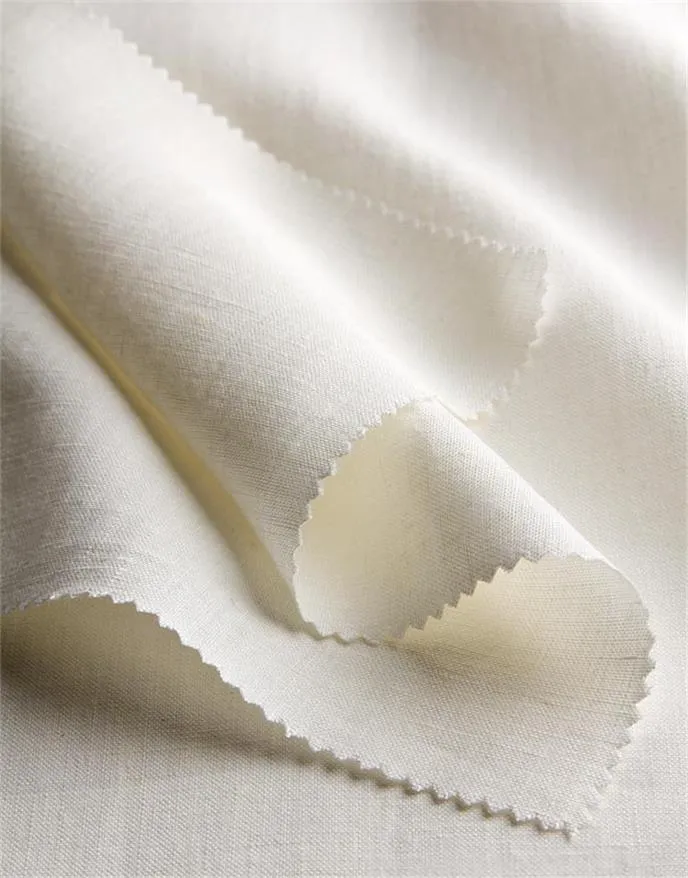 OFFCUT LAYLA ORGANIC ~ Natural Linen Fabric 17x280cm