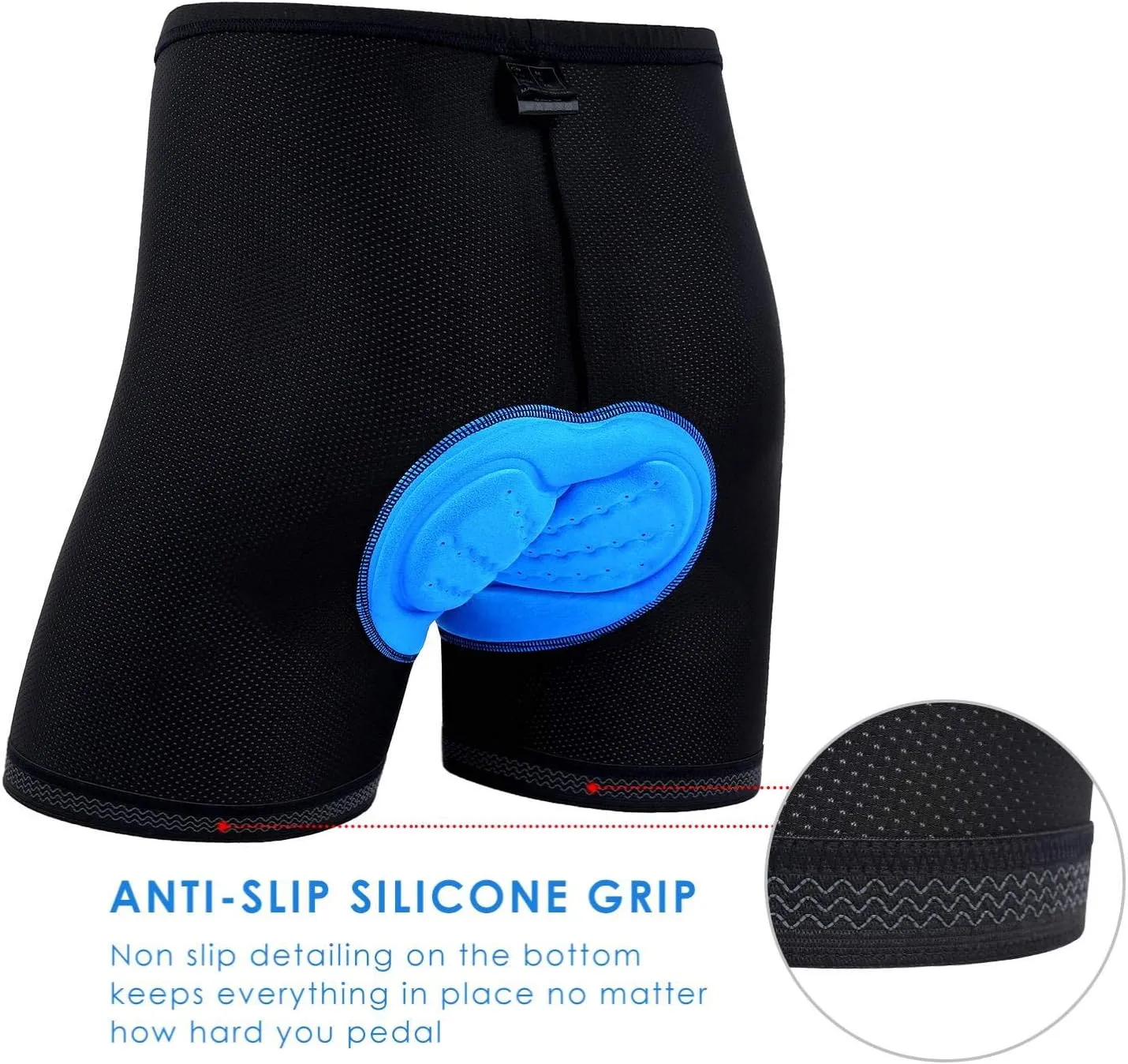 Ohuhu Padded Bike Shorts for Men 3D Padding Mens Cycling Biking Underwear