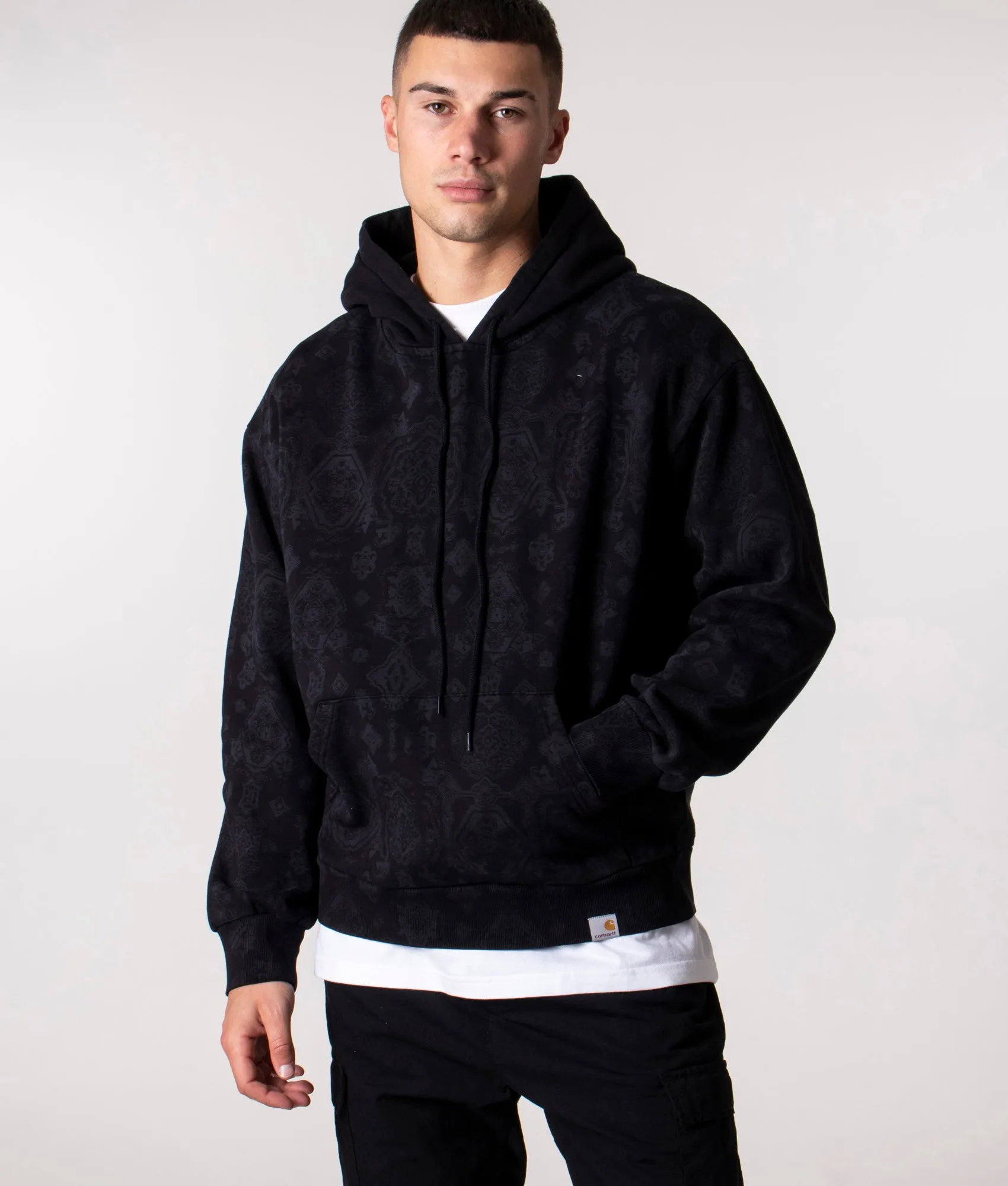 Oversized Verse Print Hoodie