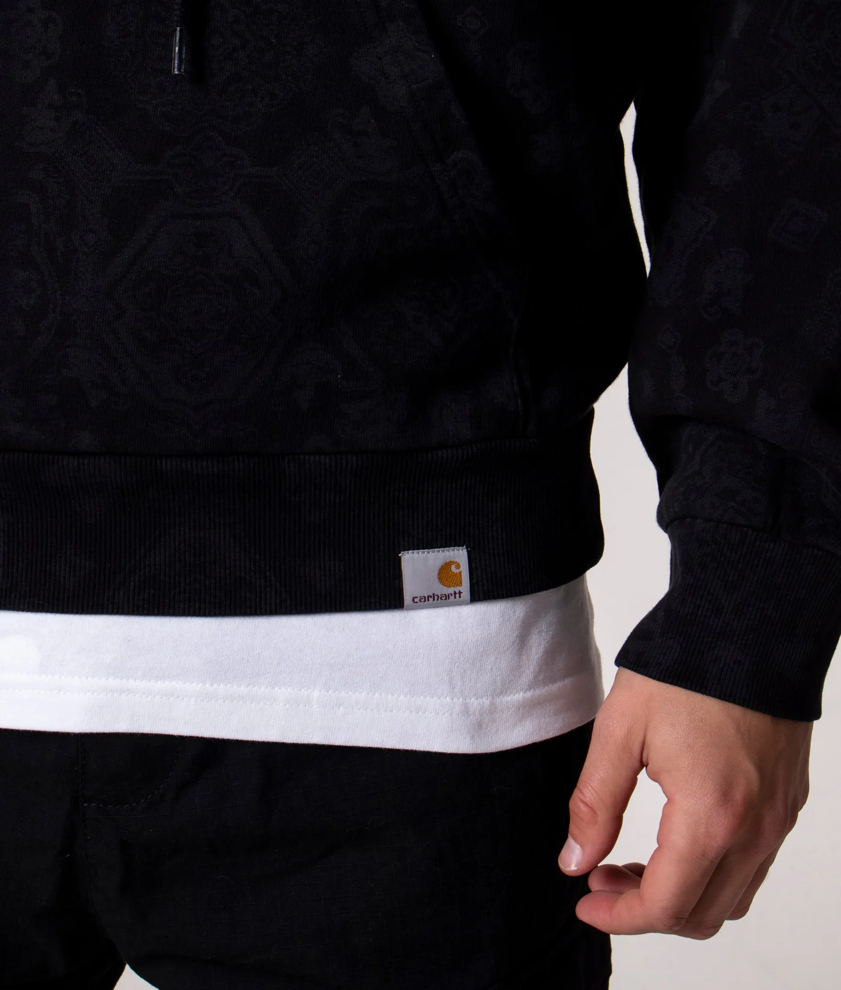 Oversized Verse Print Hoodie