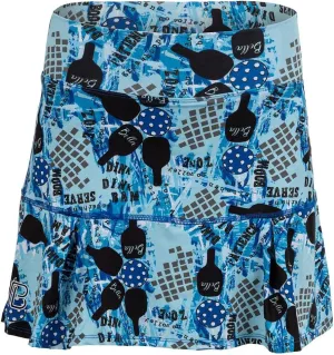 Pickleball Skirt, Women's Pickleball Skort, Pickleball Skirt with Attached Shorts, Graffiti 2 Drop Pleat