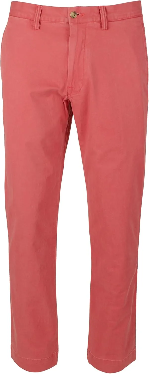 POLO RALPH LAUREN Men's Stretch Slim Fit Chino Pants NRd 36WX30L