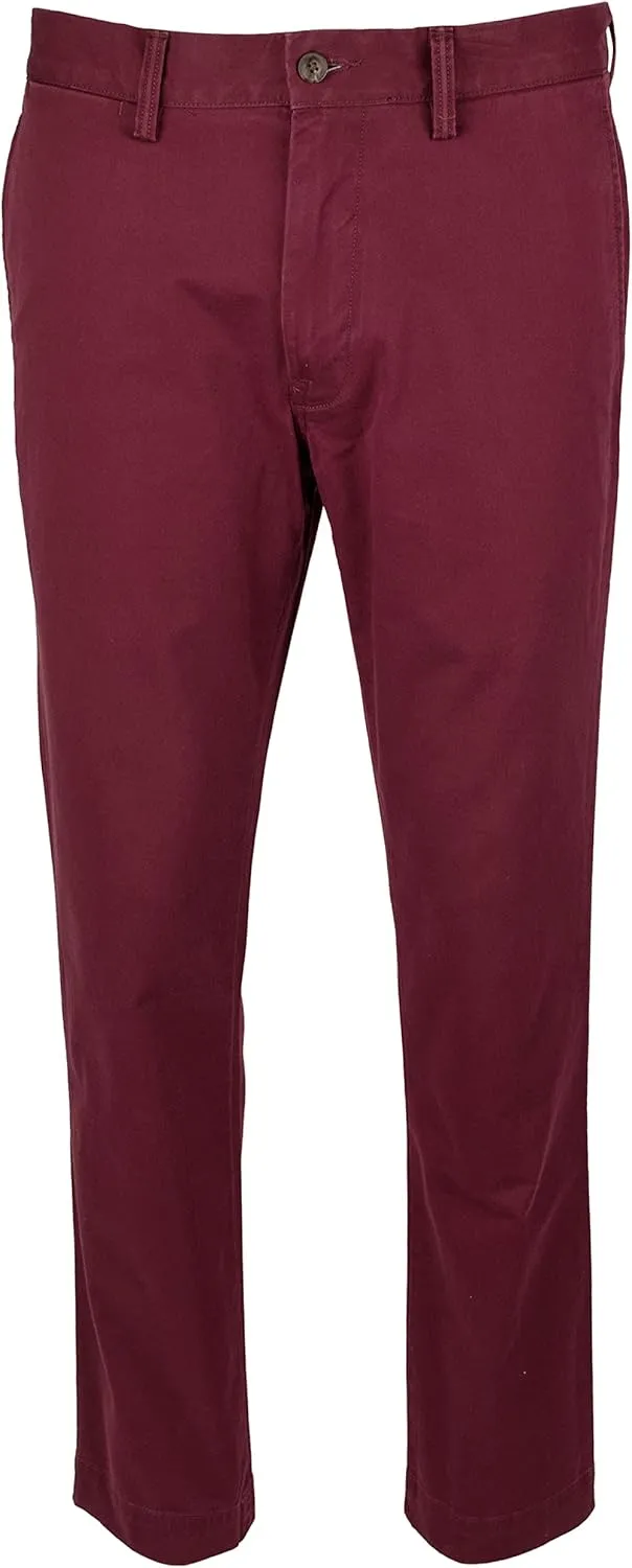 Polo Ralph Lauren Men's Stretch Slim Fit Chino Pants Rd 33WX32L Red