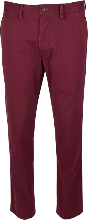 Polo Ralph Lauren Men's Stretch Slim Fit Chino Pants Rd 33WX32L Red