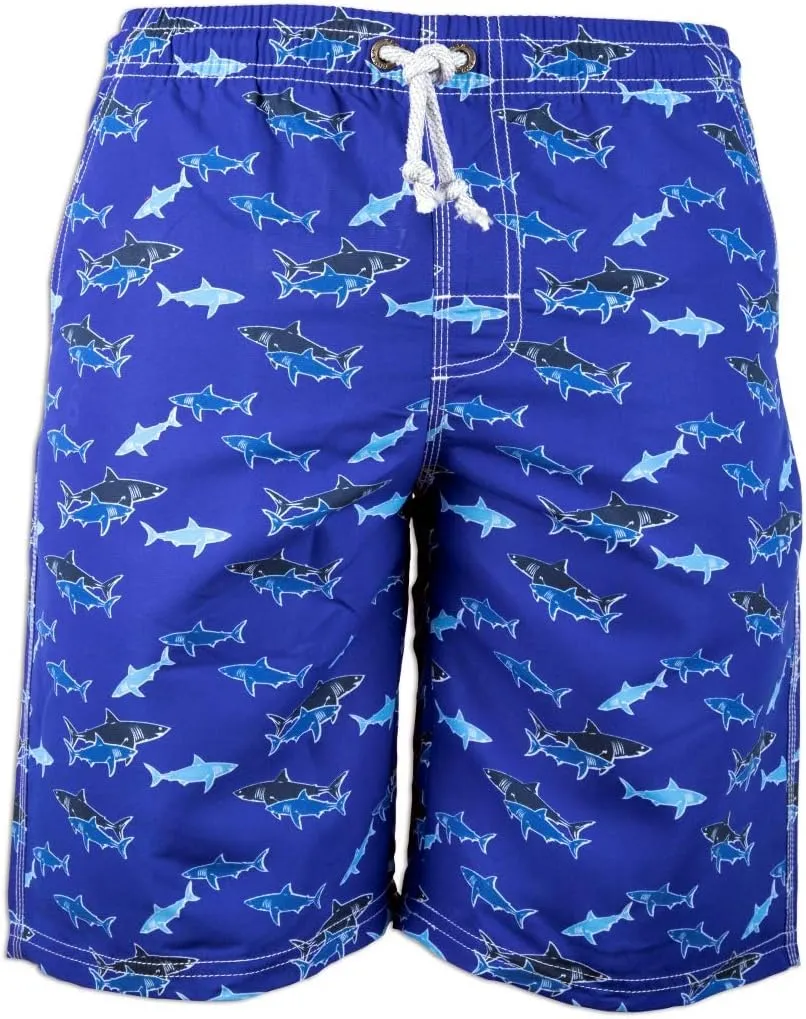 PREFER TO LIFE Men's Board Shorts, Quick Dry Swimwear Beach Holiday Party Bermuda Swim Big Pants 