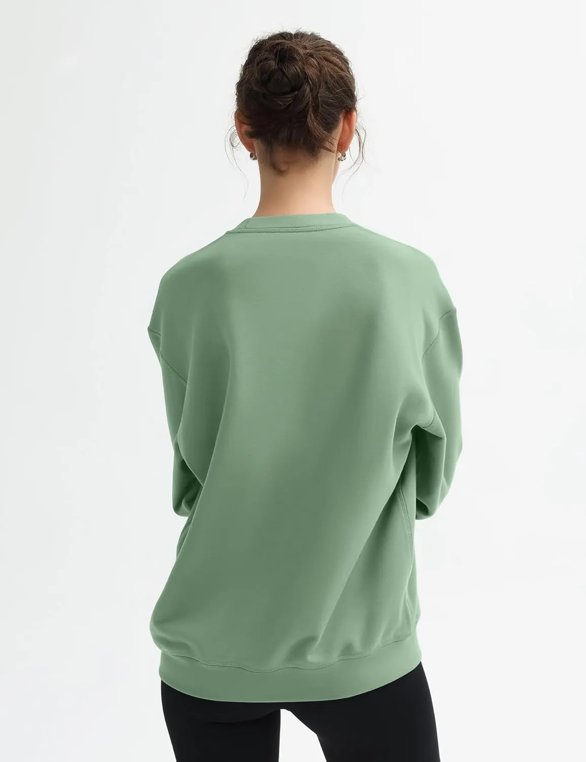 PUMIEY Women's Oversized Sweatshirt Crewneck Long Sleeve Loose Pullover Tops Fall Fashion Airy Collection
