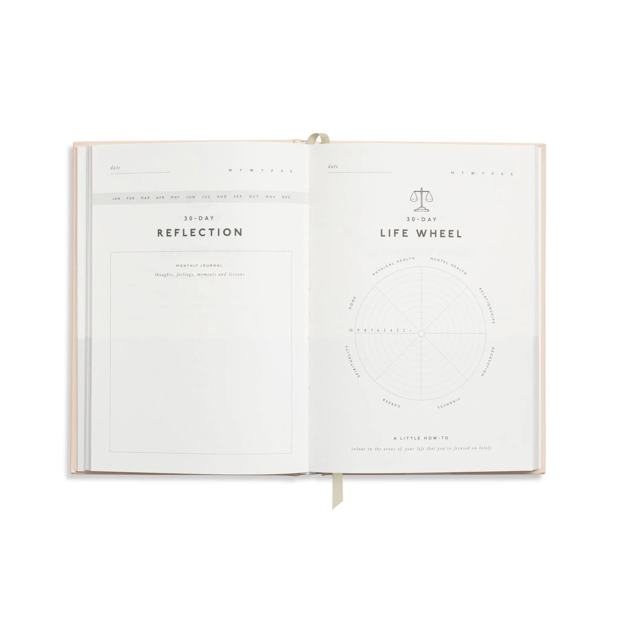 Reflect A5 Hardcover Guided Gratitude Journal