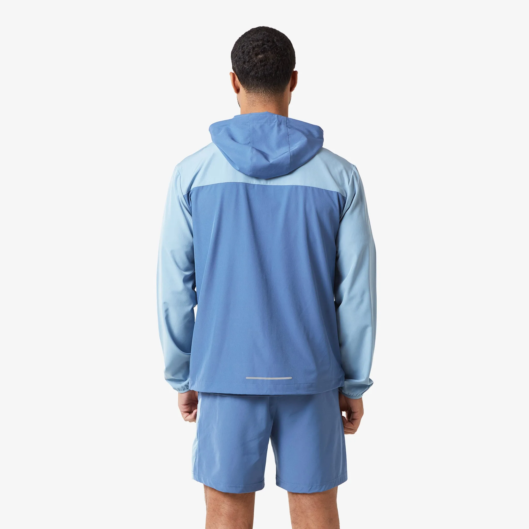 Reflect Detail Colourblock Jacket | Light Blue