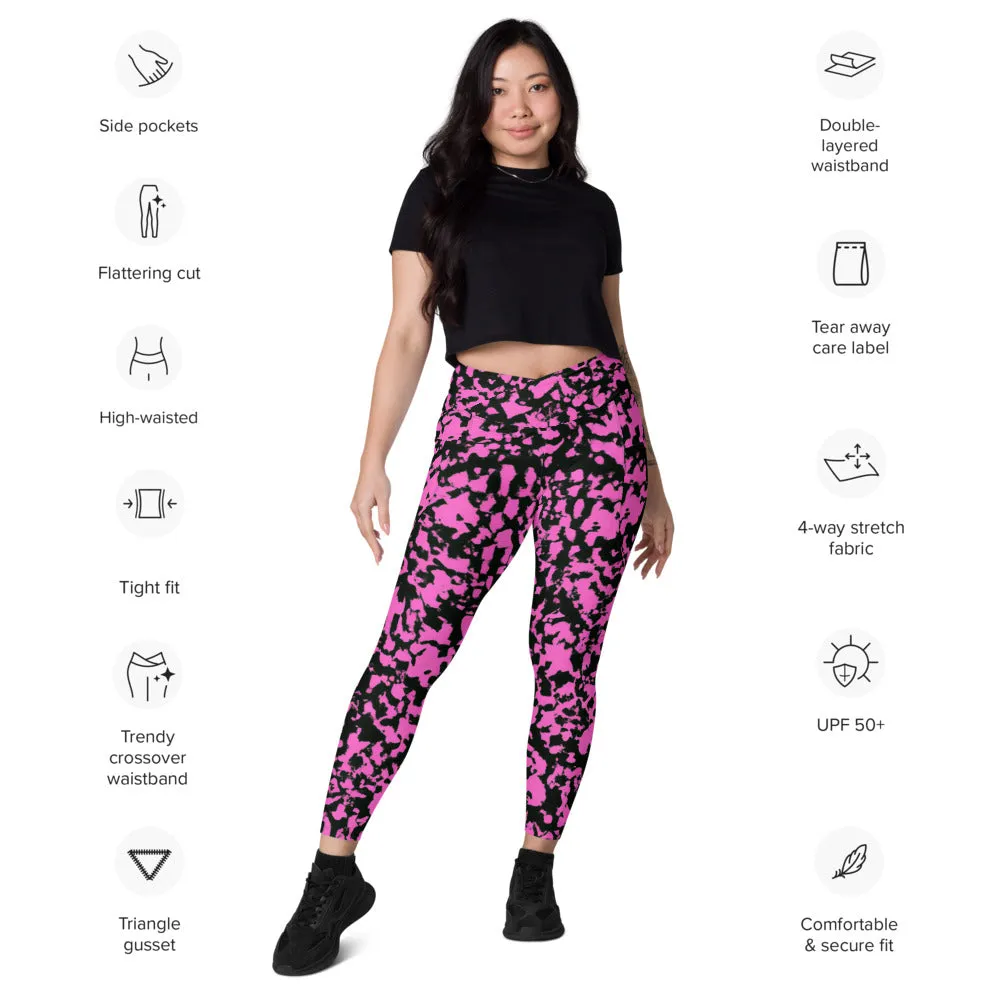 Regal Crossover Leggings with Pockets