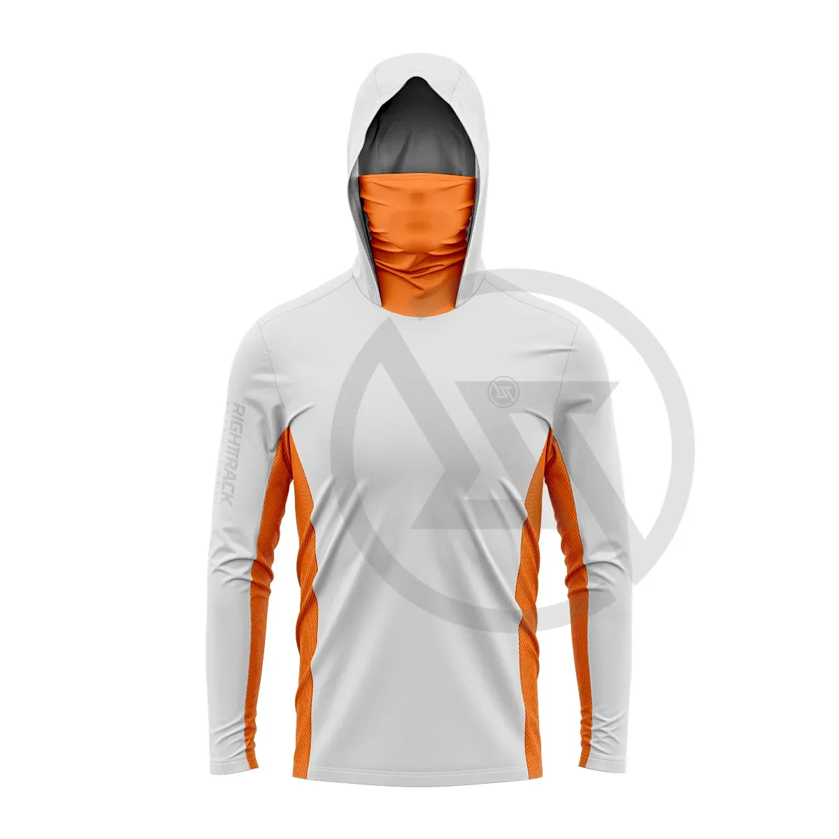 Mens UPF 50  Hooded Fishing Shirt with UV Protection - Ideal for Sun Safety and Comfort