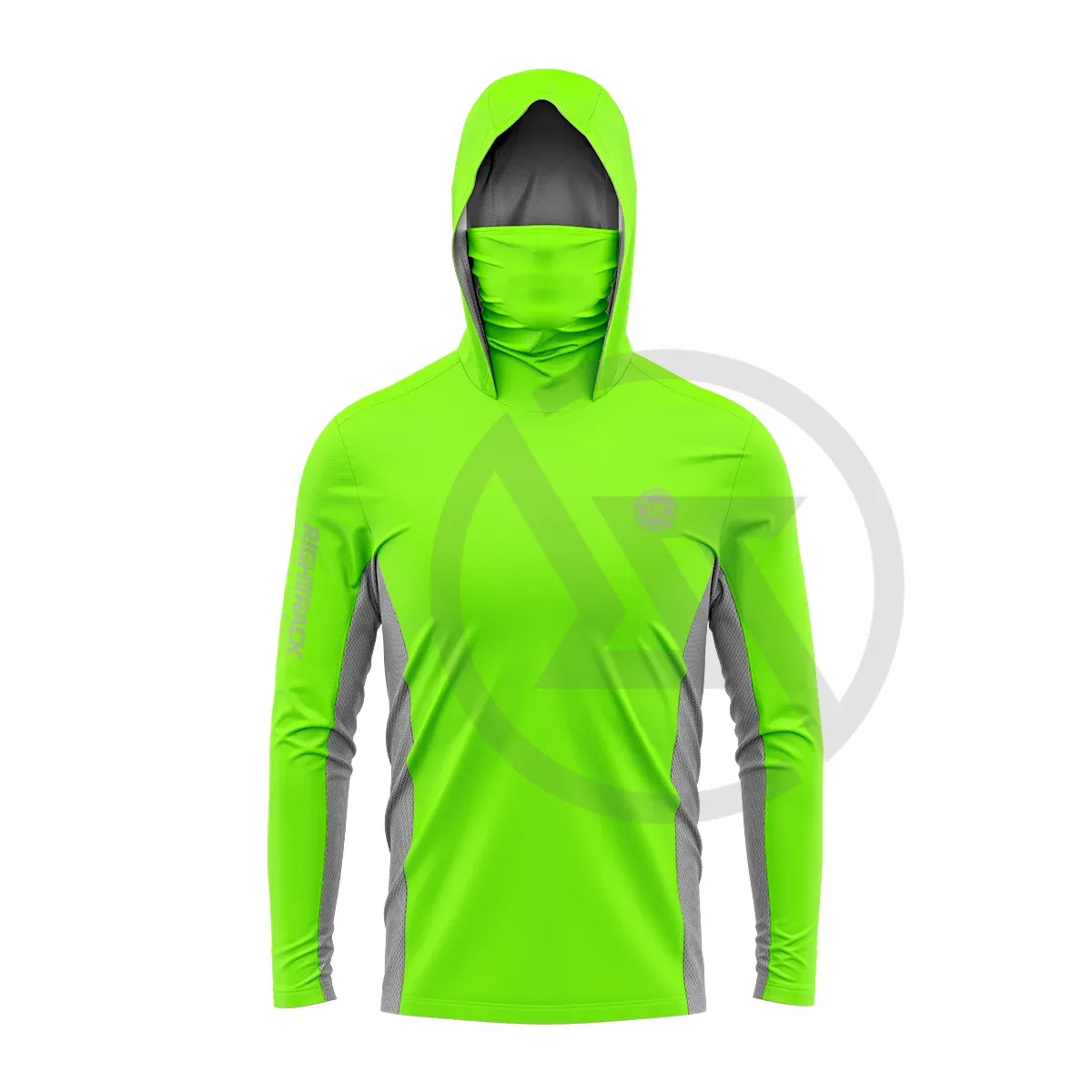 Mens UPF 50  Hooded Fishing Shirt with UV Protection - Ideal for Sun Safety and Comfort