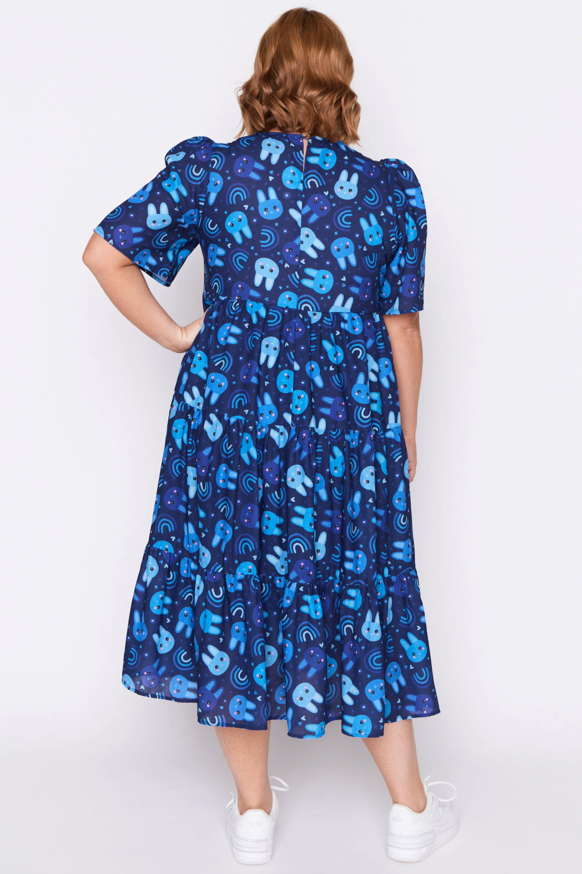 Saturn Blue Bunnies Dress