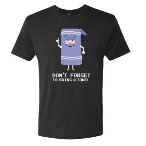 South Park 8-Bit Towelie Bring a Towel Men's Tri-Blend T-Shirt