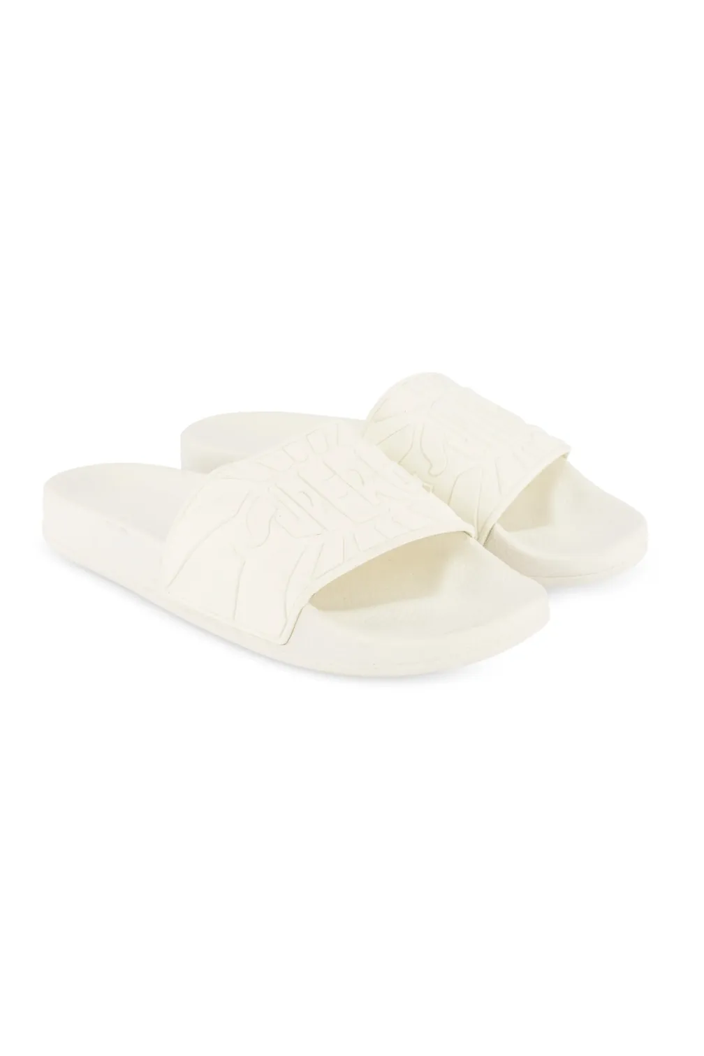 SUPERGA 1908 SLIDES RAGGIERA LOGO - TOTAL WHITE AVORIO