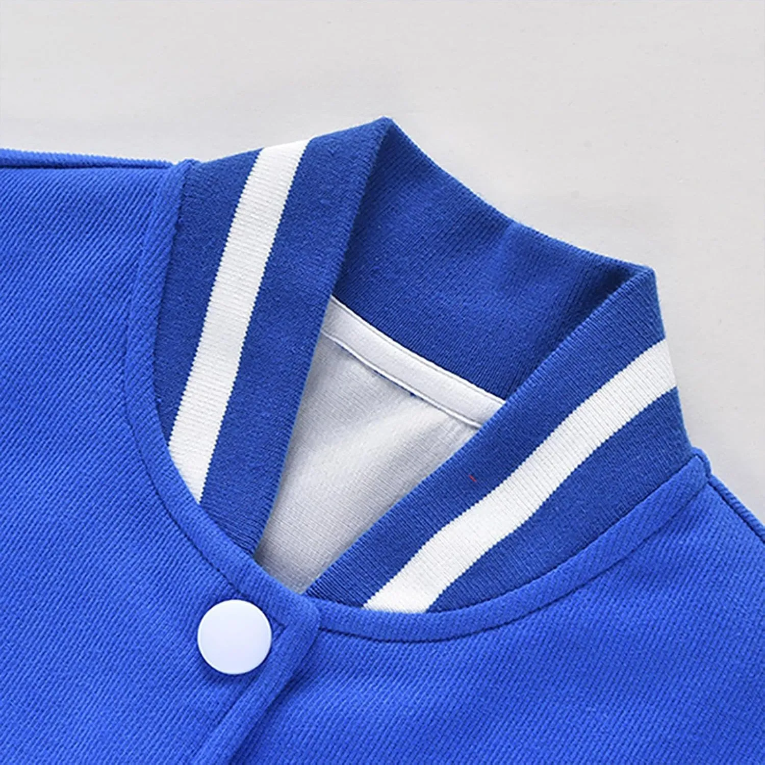 Toddler Baby Boy Girl Varsity Jackte Letter Embroidery Zipper Sweatshirt Baseball Jacket Color Block