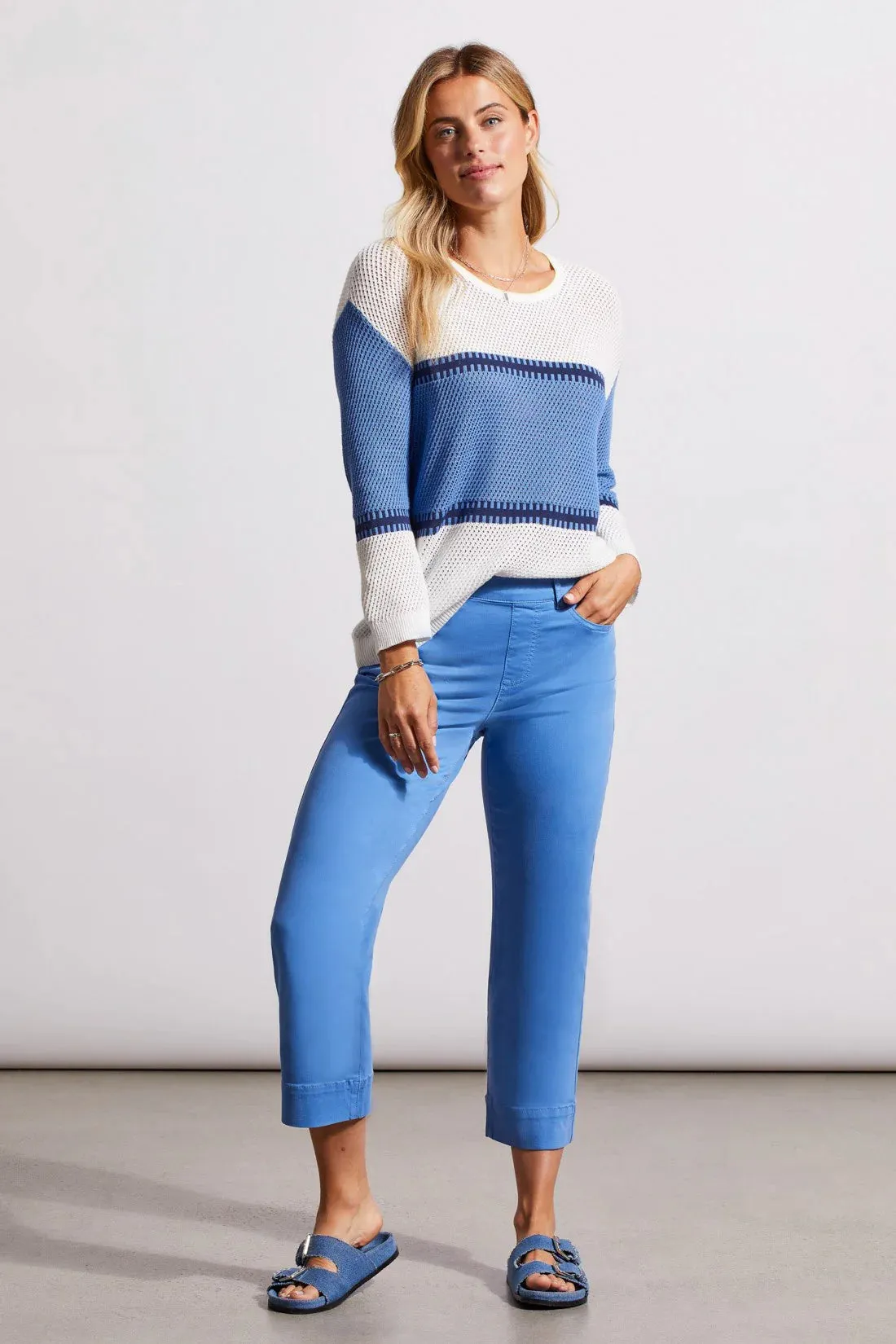 Tribal | Pull-On Kick Flare Capri | Women's
