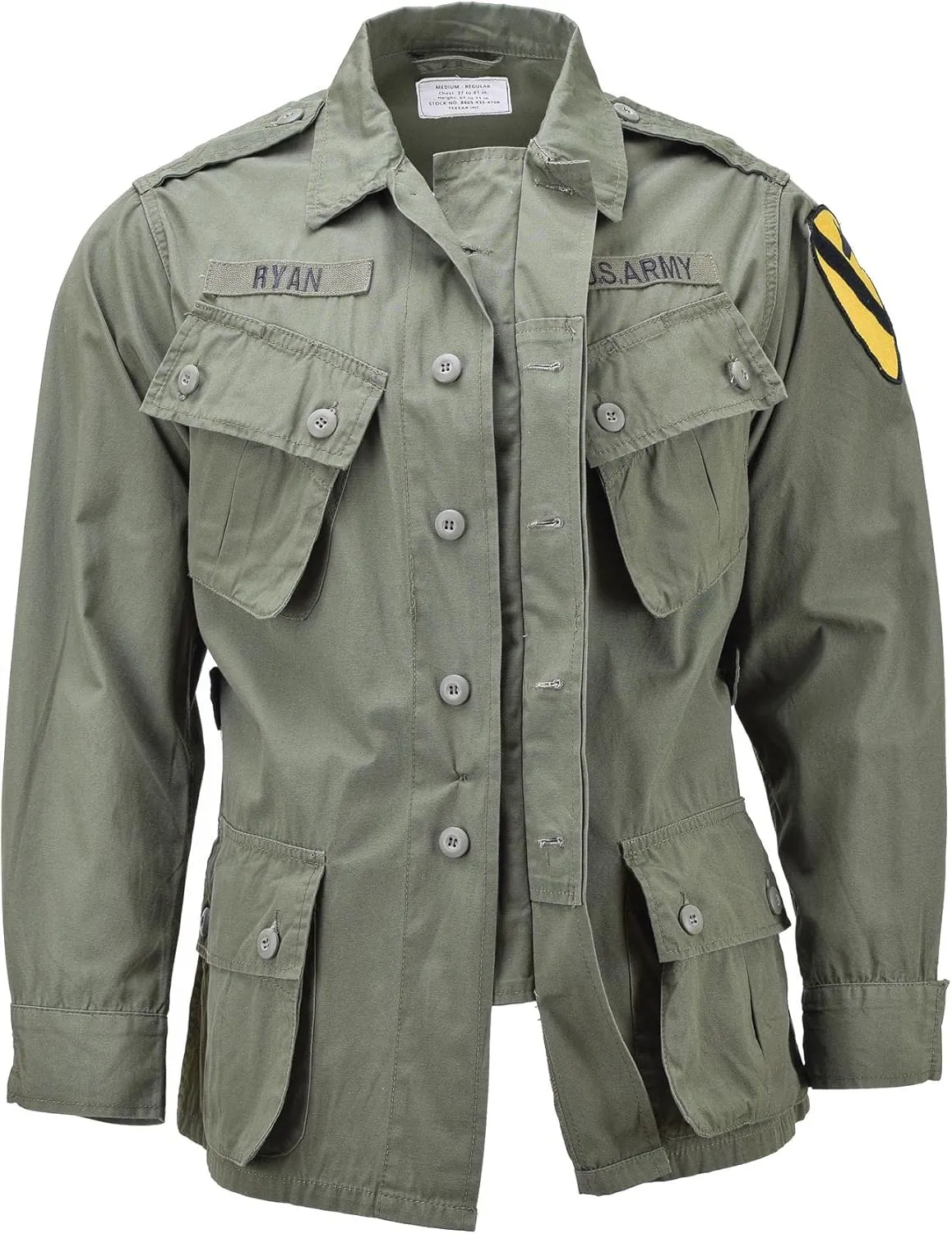 U.S. Military style Jacket Miltec Olive Drab M64 Vietnam jungle uniform lightweight military BDU