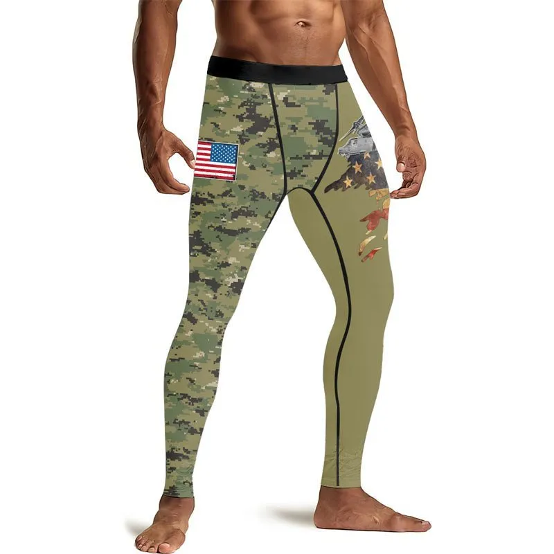 Veteran Osprey Men's Compression Leggings