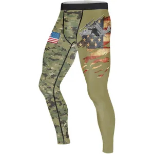 Veteran Osprey Men's Compression Leggings