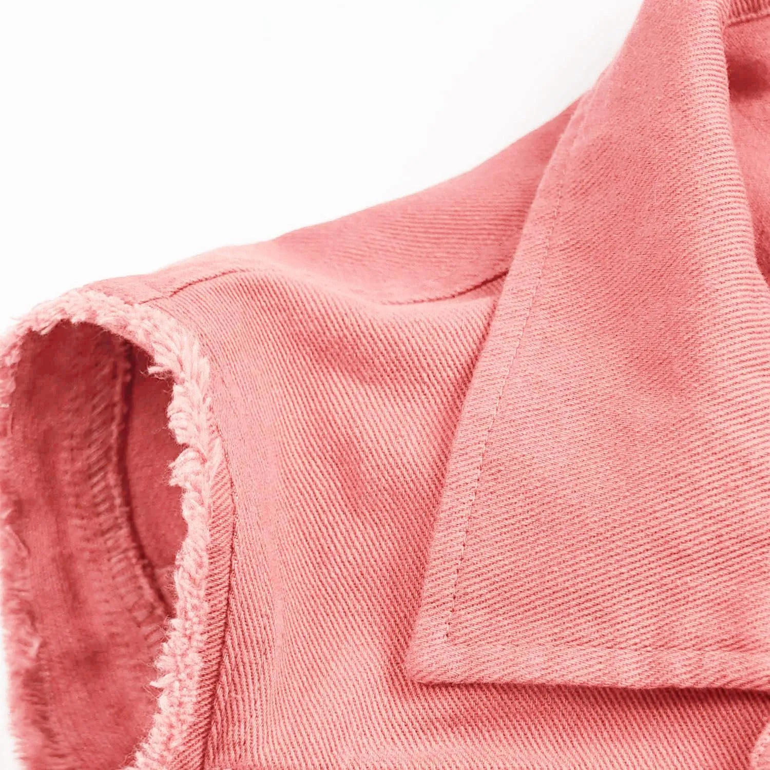 Women's Lapel Blue Denim Vest Buttoned Vest Jacket