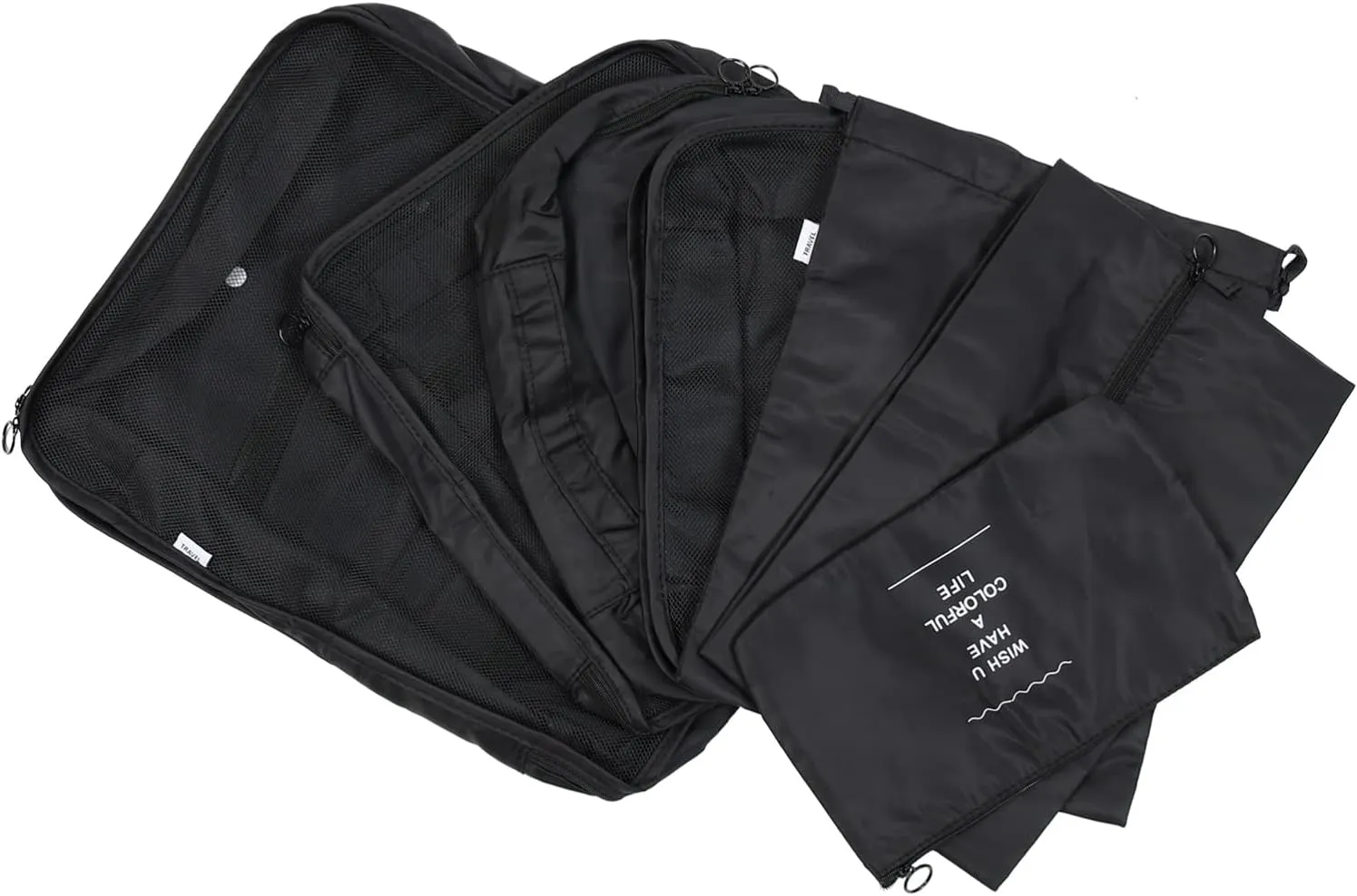 Zerodeko 1 Set Travel Storage Bag Foldable Suitcase Organizer Luggage Packing Organizers Luggage Clothing Packing Sock Laundry Bag Travel Garment Bags Underwear Laundry Basket Polyester